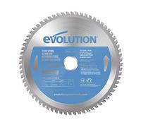 Evolution Power Tools T210TCT-68CS Circular Saw Blade (AKA TCT Saw Blade) For Cutting Thin Steel - Carbide Tipped Metal Saw Blade Produces Virtually No Heat, Burrs or Sparks, 210 mm