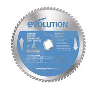 Evolution Thin Steel Cutting Mitre Saw Blade 255 x 25.4mm x 70T