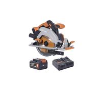 Evolution R165CCS-Li EXT Circular Saw 18V 1 x 4.0Ah Li-ion in Orange Evolution Orange