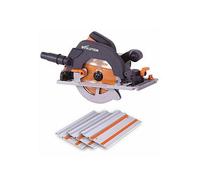 Evolution R185Ccsx 185Mm Multi-Material Circular Saw & Track (Combination Pack) One Colour
