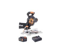 Evolution R185CMS-Li EXT Compound Mitre Saw 18V 1 x 4.0Ah Li-ion in Black Evolution Black