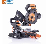 Evolution R185SMS+ 185mm Sliding Mitre Saw With TCT Blade 240v