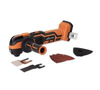Evolution Power Tools R18MLT-Li Cordless Multi-Tool 18v Li-Ion EXT, Multi-Purpose & Multi-Material for Cutting, Shaping, Scraping & Sanding, Battery Not Included