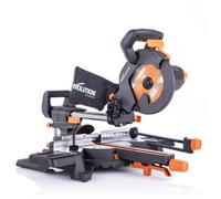 Evolution R210Sms-300+ 210mm Sliding Compound Mitre Saw With Tct Multi-Material Cutting Blade 230V