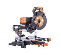 Evolution R255SMS-DB+ Multi-Material Sliding Mitre Saw 255mm 2000W 240V EVLR255