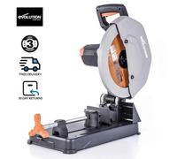 Evolution R355CPS 355mm Chop Saw with TCT Multi-material Cutting Blade