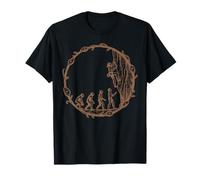 Evolution Rock Climbing Bouldering Art T-Shirt