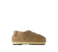 Moon Boot Band Suede Clogs Beige EU 35-36 Woman