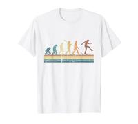 Evolution Skateboarding Skate Retro Streetwear T-Shirt, Men, White, 3X-Large