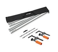 Evolution ST2800-G2 110-inch Universal Circular Saw Guide Rail for Makita, Bosch, Festool, Triton, Metabo, 2.8 m, Includes Self-Aligning Rods, 2 x Rail Clamps