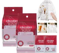 Evolution Stain Remover Wet Wipes,Clothing Stain Removal Wet Wipes, Individual Wrapped Cleaning Wipe,Emergency Stain Remover for Suitable for On Clothes, Shoes, And Bed Sheets (2)