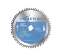 Evolution T185Tct-68Ms Thin Steel Cutting Mitre Saw Blade 185 X 20mm X 68T