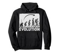 Evolution to Archaeologist Archaeology Silhouette Pullover Hoodie