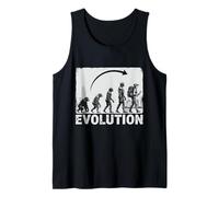 Evolution to Archaeologist Archaeology Silhouette Tank Top