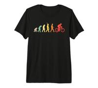 Evolution to Cyclist - Bike Rider Evolve Funny Premium T-Shirt