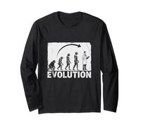 Evolution to Doctor Medical Silhouette Long Sleeve T-Shirt