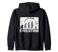 Evolution to Doctor Medical Silhouette Zip Hoodie