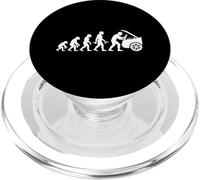 Evolution To Mechanic Car Repair Silhouette PopSockets PopGrip for MagSafe