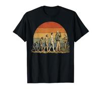 Evolution to Owl Watcher Owl Watching Silhouette T-Shirt