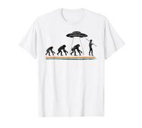 Evolution UFO Aliens Ancient Gods Funny Vintage T-Shirt