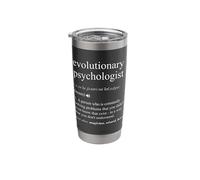 Evolutionary Psychologist Funny Dictionary Definition Stainless Steel Insulated Tumbler