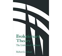 Evolutionary Theory:: The Unfinished Synthesis