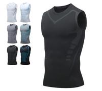 Evolv V Boost Men Shirt, 2025 Upgraded Men Compression Shirt, Breathable & Quick Drying, Energy and Strength for You (1*F,XL)