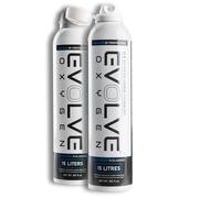 EVOLVE 15-Litre Pure Oxygen Canister with Flip Top | Portable Oxygen Can | Ideal for Home Use and Outdoor Activities | Designed by Firefighters | Made in Britain | Pack of 2