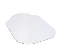 Evolve 33" x 44" Clear Office Chair Mat with Rounded Corners for Low Pile Carpets, Made in The USA, C5B5003G