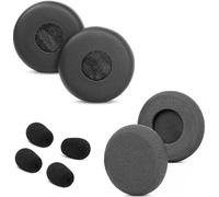 Evolve 65 Replacement Ear Cushions Compatible with Jabra Evolve 65(65UC/65MS), 20(20SE/20UC/20MS), 30(US/II), 40(UC/MS) Headsets-Kit Ear Pads and Mic Foam Cushion-Black