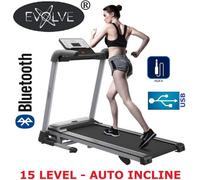 Evolve A1 Foldable Treadmill For Home Auto Incline, Bluetooth And Fitness App