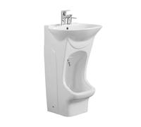 EVOLVE Ablution Wudu Wash Basin - Dual-Level Wall Hung Basin & Foot Wash Unit, Portable Hand Wash Sink, Free Standing Hand Wash Station, Bathroom Sink Unit with Basin - Perfect Wudu Basin for Home