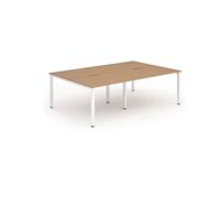 dynamic Computer Desk Evolve Plus B4P12OAKW Oak 2400 mm x 1600 mm x 730 mm