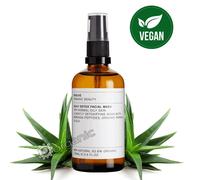 Evolve Organic Beauty Daily Detox Facial Wash with Aloe Vera and Moringa Peptides - Organic Face Wash & Cleanser For Normal, Combination & Oily Skin (100ml)