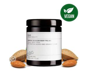 Evolve Beauty Organic Natural Tropical Blossom Body Polish 180ml for Smooth Skin