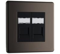 Evolve Brushed Steel (White) 200W Single Touch Dimmer Switch 2-Way Master PCDBSTDM1W-01