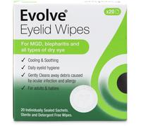 Evolve Eyelid Wipes 20 Sachets