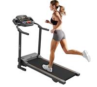 Evolve Foldable Treadmill for Home - Folding Electric Treadmill for Walking, Jogging & Running - Incline Walking Pad with LCD, Bluetooth, 3-Level Manual Incline - Compact Treadmills for Home