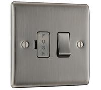 Evolve Matt Grey (Black) Single Light Switch 20A 16Ax 2 Way PCDMG12B-01