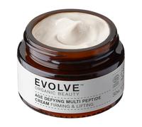 Evolve Organic Beauty Natural Multi Peptide 360 Anti-Aging Cream (60ml) | Face Cream with with Peptides, Hyaluronic Acid & Ceramides - Age Defying - Vegan & Cruelty Free - COSMOS Organic Certified