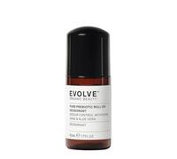 Evolve Organic Beauty Pure Prebiotic Roll On Deodorant (50ml) | Natural Deodorant for Women - Aluminium Free - Sage Extract & Aloe Vera - Vegan & Cruelty Free - COSMOS Organic Certified