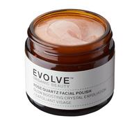 Evolve Organic Beauty - Rose Quartz Facial Polish with Rosehip oil, Hibiscus extract, Quartz | Certified Natural Organic Vegan Cruelty-free Clean Beauty (1.0 fl oz | 60 mL) - For All skin types