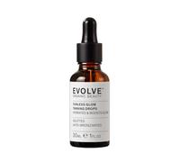 Evolve Organic Beauty Sunless Glow Tanning Drops/Self Tanning Serum - Streak Free Gradual Self Tan for Face (30 ml)