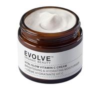 Evolve Organic Beauty Vital Glow Vitamin C Cream (60ml) | Daily Moisturiser with Hyaluronic Acid - Suitable for All Skin Types - Vegan & Cruelty Free - COSMOS Organic Certified