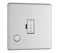 British General Cooker Control Switch PCDCL74W - Evolve, Double Pole 45A, LED, Pearlescent White