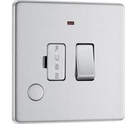 Evolve Pearlescent White (White) Cooker Control Socket Double Pole Switch With Led Power Indicators PCDCL70W-01