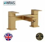 Evolve Solo Brushed Brass Bath Filler Tap