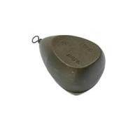 Evolve Tackle Flat Pear Swivel Weights - 2 oz, Carp Fishing Terminal Tackle for Rig Presentation