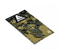 Evolve Tackle Kickers Large (Hook 4/2) Dark Camo Pre-Formed Rig Shrink Tube