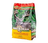 EVOLVED HARVEST 5 Card Draw Food Plot Seed - All Season Long High-Protein & Minerals Forage for Deer, Green